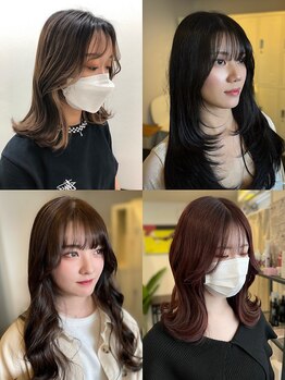 ウィールスター(Wealstar)の写真/【天王寺駅より3分/9時～22時】韓国風Styleや顔周りのレイヤーでこなれ感をプラス！理想をカタチに☆