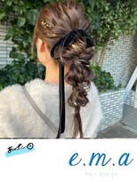 エマヘアデザイン(e.m.a Hair design) 網ポニー