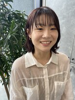 タブー 岐阜店(TABOO)&nbsp;赤髪レイヤーボブ【暖色カラー/髪質改善/岐阜/ブリーチ/ボブ】