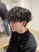 コレット 宇都宮(collet Gigi)&nbsp;シャドウパーマ 波巻きパーマ メンズパーマ メンズカット