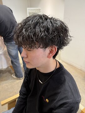 コレット 宇都宮(collet Gigi) シャドウパーマ 波巻きパーマ メンズパーマ メンズカット