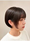 さらっとまとまるショートボブ◎地毛風ストレート