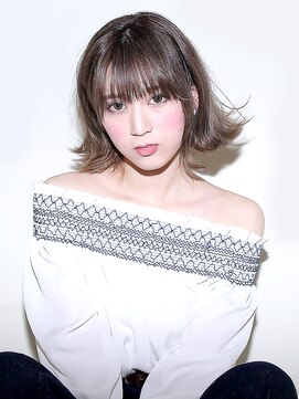 ロック ラックスビー 加古川店(ROC LUXBE) 切りっぱなし外はねボブスタイル【ROC LUXBE　加古川店】