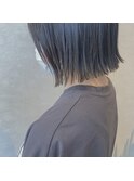 切りっぱなしボブ