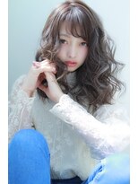 ラバーズ ラパーク岸和田店(LOVERS)&nbsp;ナチュラルウルフ_かきあげロングマロンベージュ_72