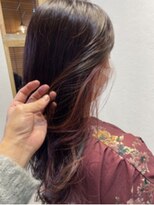 エイムヘアーティエル 鶴川店(eim hair tiele) インナーにピンクベージュ