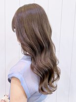 アイティー バイ アルバム 浦和店(IT by ALBUM) グレージュロング_ショコラベージュボブルフ_ba340023