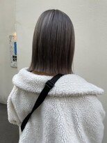 マジコ 下北沢本店(Magico)&nbsp;ダブルカラーグレージュケアブリーチハイトーンショートボブ