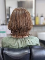 櫛の屋&nbsp;ネオウルフ×ハイライト　（カーキアッシュ)