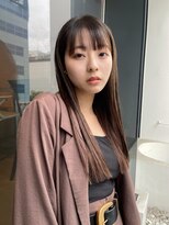 イトシテ&nbsp;ぱつんロング×パツン前髪ヘア【本多身和子】