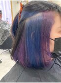 【Factory5 のこのこ】インナー パープル×ブルー.