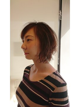 ヘアヌーダ ショートボブ、髪質改善、白髪ぼかし、キッズカット、カット