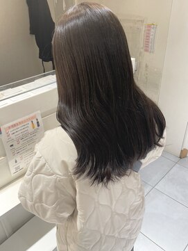 ネオリーブカフ 鶴ヶ峰店(Neolive caff) 艶感たっぷり水素カラー×ラベンダーベージュ