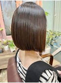 美髪ストレート×ボブ