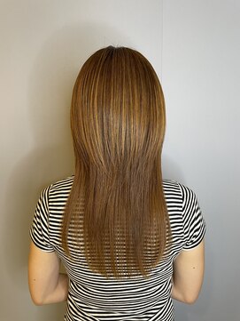 ブロッサム 東久留米店(Blossom) 大人かわいいバレイヤージュブリーチハイライトショコラアッシュ