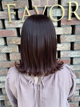 フェイバー 警固店(FAVOR) レッドカラー/レッド/赤髪/髪質改善/縮毛矯正/オージュア