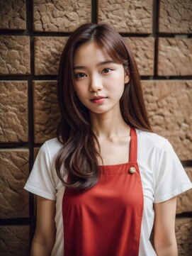 エトラ 渋谷店(etora) 韓国ワンホンスタイル/くびれロング/艶髪シースルーブラウン