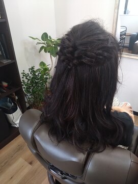 ユニ ヘアサロン イシグロ(yuni HAIRSALON ishiguro) アレンジ仕上げ