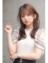 ヘアーズ ベリー 大和田店(hairs BERRY)&nbsp;BERRY/ピンクベージュ/美髪/オーガニック/前髪/カール