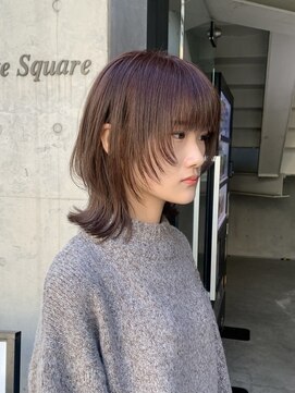 アクアオモテサンドウ(ACQUA omotesando) ◇ミディアムウルフ/レイヤー高め