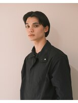 フェイヴィーズ(FavyS)&nbsp;曲がる地毛風縮毛矯正 メンズボブ ストレート