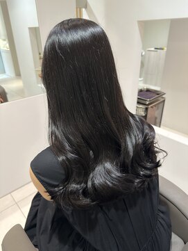 エデュコスゥリール(educo per sourile) 重ためロング×リッチブラック　【自由が丘　奥沢　学割U24】