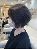 30代40代50代60代大人可愛いマッシュショートボブ　ウルフカット