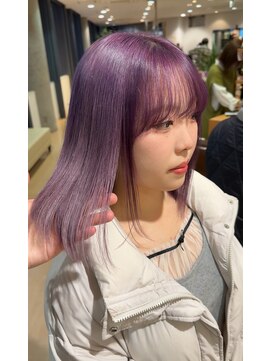 ヘアサロン アウラ(hair salon aura) モーヴカラー