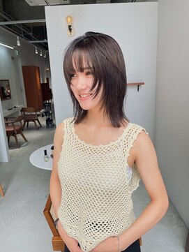 ルッチ 立川(LUCCI) 【HIDETO】顔周りレイヤー/ミディアムカット