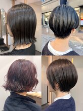 *トップスタイリスト大塚一輝*《大人の抜け感を演出するショート×パーマ》