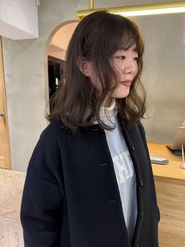 ローレン(LOREN) 透明感髪質改善ベージュダブルカラーミルクティーグレージュ