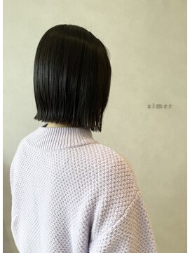 エメ バイ ヘアーポケット(aimer by hair pocket) *+aimerが叶える...パツっとボブ