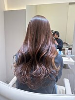 クィーンズガーデンバイケーツーギンザ(QUEEN’S GARDEN by K two GINZA)&nbsp;ブリーチなしダブルカラー/透明感ブラウンカラー/レイヤーカット