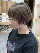 リミックス 南国店(remix)&nbsp;グレージュ×ショートボブ♪
