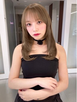 ジーナリア(Xena ria)の写真/レイヤーひとつで、雰囲気まで変わる。巻かなくてもキマる韓国レイヤーが人気沸騰中！！【名古屋/名駅】
