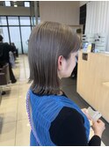 大人グレージュボブ