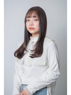 ルフュージュ バイ プロデュース 相模大野店(Refuge by Produce) レイヤーカット/ショコラブラウン/ストレートロング