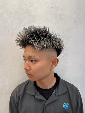 ルースト 西院店(ROOST) ジェット フェード×ホワイトハイライト