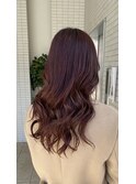 冬にしたくなるボルドーカラー◎