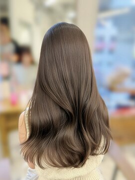 ハピネス 梅田茶屋町店(HAPPINESS) 韓国ヘア/オリーブブラウン/顔まわり/髪質改善/艶髪