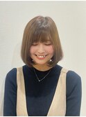 ふんわりまるみボブ