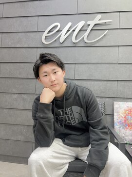 スーパー緩めスパイラルパーマ×アップバンク