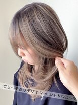 サラジュ 仁川店(SARAJU) 【カラー特化サロン】ブリーチありデザイン×シャドウルーツ