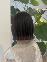 イニ 福井店(ini)&nbsp;ミニボブ×アッシュブラウン/大竹