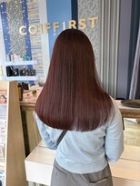 コワファースト 大分(COIFF1RST)&nbsp;ブリーチなし/レッド/ロング