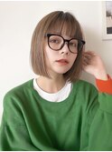 切りっぱなしボブ/ストレートボブ