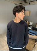 大分メンズ無造作パーマ