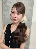10代20代30代レイヤーカットブリーチ無し透明感グレージュ仙台