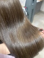 エマヘアープラス(Emma hair plus)&nbsp;髪質改善カラー×明るめオリーブベージュ