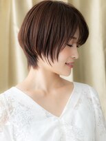 カバーヘア ブリス 北浦和(COVER HAIR bliss)&nbsp;シースルーバング大人美人ナチュラルショートマッシュ30代40代W